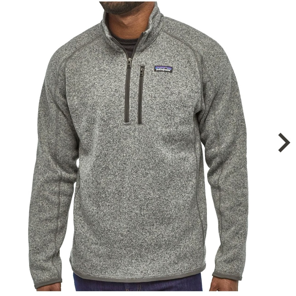 Patagonia Sweater Mens Medium Gray Better
Sweater 1/4 Zip Fleece Outdoor Hiking